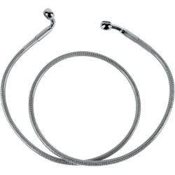 PartzBiz HD DS12042746 - Drag Specialties Front Stainless Steel Brake Line for Harley 99-07 FXST - Stock Length PartzBiz HD DS12042746 - Drag Specialties Front Stainless Steel Brake Line for Harley 99-07 FXST - Stock Length