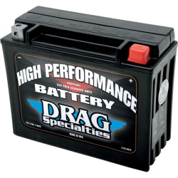 PartzBiz HD DS21130013 - Drag Specialties ประสิทธิภาพสูง 350 CCA Cold Cranking Amps แบตเตอรี่ 24H Harley | 2113-0013 เปลี่ยน HD 66010-82B / YUASA YTX24HL-BS