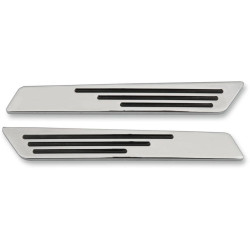 PartzBiz HD DS35010962 - Drag Specialties Hotop Designs Chrome Saddlebag Hinge Inserts for Harley 14-15 - 3501-0962 PartzBiz HD DS35010962 - Drag Specialties Hotop Designs Chrome Saddlebag Hinge Inserts for Harley 14-15 - 3501-0962