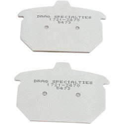 PartzBiz HD DS17212470 - Drag Specialties Premium Sintered Rear Brake Pads Harley FXR FXST FLST 44209-82 | 1721-2470 PartzBiz HD DS17212470 - Drag Specialties Premium Sintered Rear Brake Pads Harley FXR FXST FLST 44209-82 | 1721-2470
