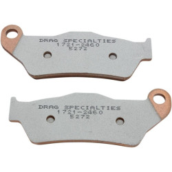 PartzBiz HD DS17212460 - Drag Specialties Premium Sintered Rear Brake Pads Harley Street XG500 XG750 | 1721-2460 PartzBiz HD DS17212460 - Drag Specialties Premium Sintered Rear Brake Pads Harley Street XG500 XG750 | 1721-2460