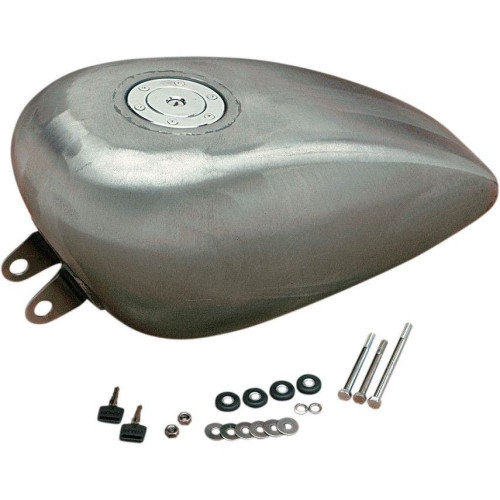 PartzBiz HD: 4417070-Drag Specialties ยางติดถังแก๊ส Petcock ด้านขวา พร้อมฝาปิด Chrome Aero | DS-390340