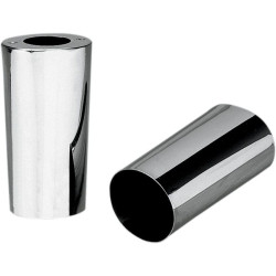 PartzBiz HD VT24-9960 - Drag Specialties Chrome Smooth Stock ความยาว Repl OEM Upper Slider ครอบคลุม 84-13 | DS-222898
