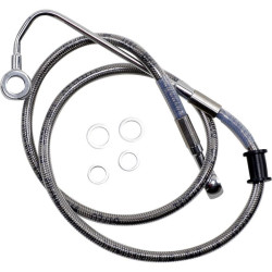 PartzBiz HD DS17415754 - Drag Specialties Stainless 35-3/4" Stock Length Brake Line Kit H-D Softail 15-17 best new replacement PartzBiz HD DS17415754 - Drag Specialties Stainless 35-3/4" Stock Length Brake Line Kit H-D Softail 15-17 best new replacement