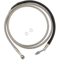 PartzBiz HD DS06610053 - Drag Stainless Braided Extended Plus + 4 Hydraulic Clutch Line Cable FLH/X 17-18 | 0661-0053 PartzBiz HD DS06610053 - Drag Stainless Braided Extended Plus + 4 Hydraulic Clutch Line Cable FLH/X 17-18 | 0661-0053