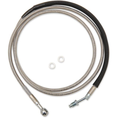 PartzBiz HD: 4416988-Drag Stainless Braided Extended Plus + 4 Hydraulic Clutch Line Cable FLH/X 17-18 | 0661-0053 PartzBiz HD: 4416988-Drag Stainless Braided Extended Plus + 4 Hydraulic Clutch Line Cable FLH/X 17-18 | 0661-0053