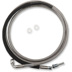 PartzBiz HD DS06610025 - Drag Stainless Braided Extended Plus + 4 Hydraulic Clutch Line Cable FLTRX 17-18 | 0661-0025 PartzBiz HD DS06610025 - Drag Stainless Braided Extended Plus + 4 Hydraulic Clutch Line Cable FLTRX 17-18 | 0661-0025