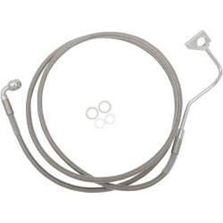 PartzBiz HD DS17414500 - Drag Stainless Clear Coated ขยายสายเบรคหน้ายาว +6 ” รวม 70ÔøΩ ” | 1741-4500 PartzBiz HD DS17414500 - Drag Stainless Clear Coated ขยายสายเบรคหน้ายาว +6 ” รวม 70ÔøΩ ” | 1741-4500