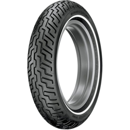 PartzBiz HD: 4416878-Dunlop D402 Series MT90B16 Slim White Wall Front Motorcycle Tire | 302191