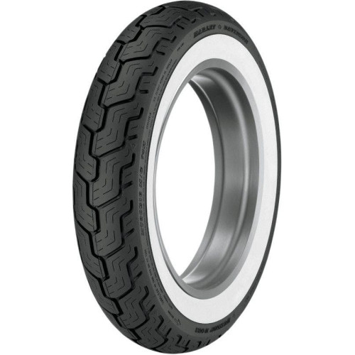 PartzBiz HD: 4416884-Dunlop D402 Series MU85B16 Wide White Wall Rear Motorcycle Tire | 301923