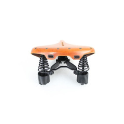 PartzBiz HD VT47-0804 - Early Style Seat Troxel Saddle Brown Harley-Davidson Model F 1907-1913 PartzBiz HD VT47-0804 - Early Style Seat Troxel Saddle Brown Harley-Davidson Model F 1907-1913