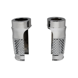 PartzBiz HD DS04110257 - Eddie Trotta Cross Cut Fat Tyre Fork Slider Covers สำหรับ Harley 14-23 FLH | ทีซี-WT962 PartzBiz HD DS04110257 - Eddie Trotta Cross Cut Fat Tyre Fork Slider Covers สำหรับ Harley 14-23 FLH | ทีซี-WT962