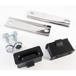 PartzBiz HD EP-MUFFLER-MOUNT - EPC Chrome Complete Muffler Hanger Bracket Set for Harley FLT 85-16 65723-85 PartzBiz HD EP-MUFFLER-MOUNT - EPC Chrome Complete Muffler Hanger Bracket Set for Harley FLT 85-16 65723-85