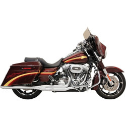 PartzBiz HD DS18001237 - Bassani Road Rage 2-Into-1 Systems Long Megaphone Chrome Harley FLH/T 10-14 - FLH-737 PartzBiz HD DS18001237 - Bassani Road Rage 2-Into-1 Systems Long Megaphone Chrome Harley FLH/T 10-14 - FLH-737