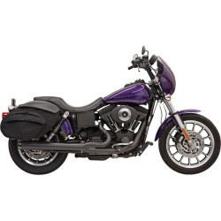 PartzBiz HD DS18001774 - Bassani Black Road Rage 2 Into 1 Long Megaphone Exhaust Harley FXD 91-05 | 13321R PartzBiz HD DS18001774 - Bassani Black Road Rage 2 Into 1 Long Megaphone Exhaust Harley FXD 91-05 | 13321R