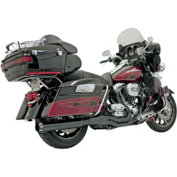 PartzBiz HD DS18001361 - Bassani Black B4 2-1 Stepped Header Exhaust System Straight 95-16 Harley FLH/T | FLH-757B PartzBiz HD DS18001361 - Bassani Black B4 2-1 Stepped Header Exhaust System Straight 95-16 Harley FLH/T | FLH-757B