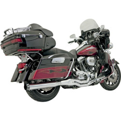 PartzBiz HD DS18001360 - Bassani Chrome B4 2-1 Stepped Header Exhaust System Straight 95-16 Harley FLH/T | FLH-757 PartzBiz HD DS18001360 - Bassani Chrome B4 2-1 Stepped Header Exhaust System Straight 95-16 Harley FLH/T | FLH-757