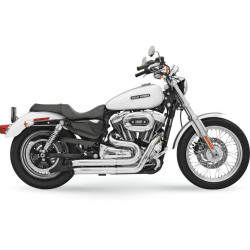 PartzBiz HD ds18001171 - Bassani Chrome Firepower Firesweep 2:2 Exhaust for Harley XL 04-13 Mid Controls | 14113D PartzBiz HD ds18001171 - Bassani Chrome Firepower Firesweep 2:2 Exhaust for Harley XL 04-13 Mid Controls | 14113D