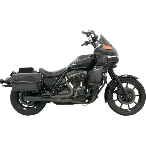 PartzBiz HD: 4416396-Bassani Black Road Rage 2 Into 1 Short Exhaust Harley FXR 84-00 w/ Boards | 1FXRFB PartzBiz HD: 4416396-Bassani Black Road Rage 2 Into 1 Short Exhaust Harley FXR 84-00 w/ Boards | 1FXRFB