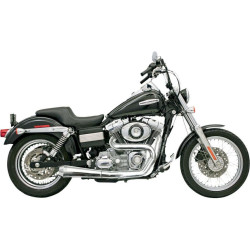 PartzBiz HD DS18001307 - Bassani Chrome Road Rage 2 Into 1 Short Upswept Exhaust Harley FXD 06-16 | 1D5250 PartzBiz HD DS18001307 - Bassani Chrome Road Rage 2 Into 1 Short Upswept Exhaust Harley FXD 06-16 | 1D5250