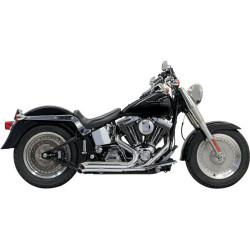 PartzBiz HD ds18001508 - Bassani Chrome Pro Street Turn Out 2:2 Exhaust w/ Heat Shields Harley Softail | 1S24D PartzBiz HD ds18001508 - Bassani Chrome Pro Street Turn Out 2:2 Exhaust w/ Heat Shields Harley Softail | 1S24D