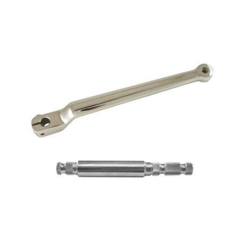 PartzBiz HD: 4416383-ความยาวที่ขยาย 2-1/4” คันเกียร์และเพลา Chrome ยาวพิเศษ 83-18 Harley FLH/T FLST PartzBiz HD: 4416383-ความยาวที่ขยาย 2-1/4” คันเกียร์และเพลา Chrome ยาวพิเศษ 83-18 Harley FLH/T FLST