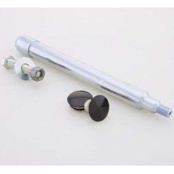 PartzBiz HD FBI119B - Fat Bagger Inc Black Flush Mount Axle for '00-'07 Harley-Davidson Touring Models | FBI119B