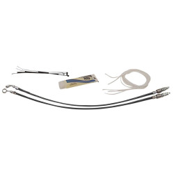 PartzBiz HD FBI-109314-B - Fat Baggers 14"-16" EZ Install Black Extended Cables Install Harley FLTR 15-20 | 109314-B
