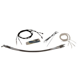 PartzBiz HD FBI-109214 - Fat Baggers 14"-16" EZ Install Stainless Extended Cables Install Harley FL 14-20 | 109214 PartzBiz HD FBI-109214 - Fat Baggers 14"-16" EZ Install Stainless Extended Cables Install Harley FL 14-20 | 109214