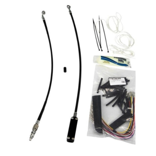 PartzBiz HD: 4416331-Fat Baggers 16" EZ Install Black Extended Cables Install Kit Harley FLH 08-13 | 109116-B PartzBiz HD: 4416331-Fat Baggers 16" EZ Install Black Extended Cables Install Kit Harley FLH 08-13 | 109116-B