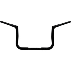 PartzBiz HD FBI-705010-B - Fat Baggers Inc 1-1/4 EZ Install Flat Top Handlebar Black 10 inch Rise Harley 88-Up PartzBiz HD FBI-705010-B - Fat Baggers Inc 1-1/4 EZ Install Flat Top Handlebar Black 10 inch Rise Harley 88-Up