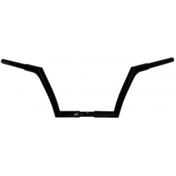 PartzBiz HD FBI-708010-B - Fat Baggers Inc Black 1-1/4" EZ Install 10" Flat Top Handlebar Harley Softail Dyna 07-17 PartzBiz HD FBI-708010-B - Fat Baggers Inc Black 1-1/4" EZ Install 10" Flat Top Handlebar Harley Softail Dyna 07-17