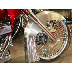 PartzBiz HD FK-FLC106 - Fat Katz Laredo บังโคลน Steel Classic สำหรับล้อ Harley FLH/FLT 26” | FLC106