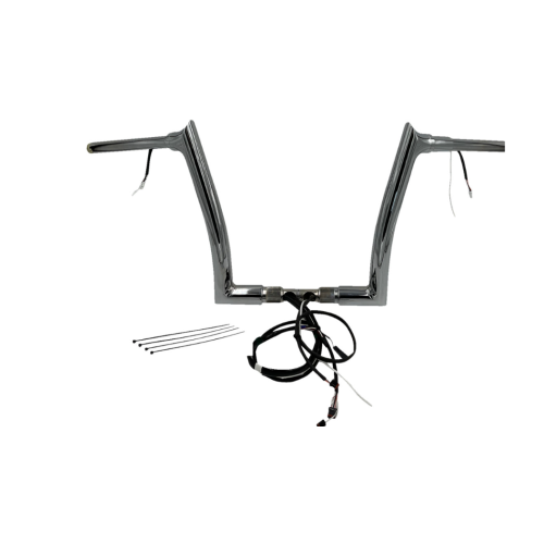 PartzBiz HD: 4416179-FBI Chrome 12 ” Pointed Top Plug n Play EZ 1-1/2 ” ชุดแฮนด์บาร์ Harley 21-23 FLTRX/S FLTRU | 812912 PartzBiz HD: 4416179-FBI Chrome 12 ” Pointed Top Plug n Play EZ 1-1/2 ” ชุดแฮนด์บาร์ Harley 21-23 FLTRX/S FLTRU | 812912