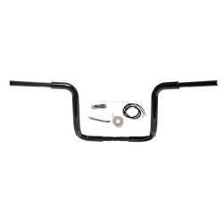 PartzBiz HD FBI-809512-B - FBI Fat Baggers 1-1/2 Black 12" EZ Install Rounded Top Handlelbar Cable PKG FLH 14-20 | 809512-B PartzBiz HD FBI-809512-B - FBI Fat Baggers 1-1/2 Black 12" EZ Install Rounded Top Handlelbar Cable PKG FLH 14-20 | 809512-B