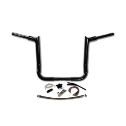 PartzBiz HD FBI-809114-B - FBI Fat Baggers 1-1/2 Black 14" EZ Install Pointed Handlelbar Cable PKG FLH 08-13 | 809114-B PartzBiz HD FBI-809114-B - FBI Fat Baggers 1-1/2 Black 14" EZ Install Pointed Handlelbar Cable PKG FLH 08-13 | 809114-B