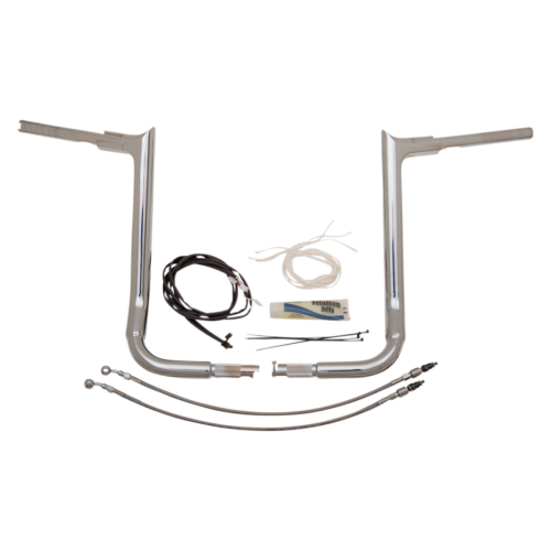 PartzBiz HD: 4416085-FBI Fat Baggers 1-1/2 โครเมียม 16” EZ ติดตั้งสายแฮนด์ปลายแหลม PKG FLH 14-20 | 809216 PartzBiz HD: 4416085-FBI Fat Baggers 1-1/2 โครเมียม 16” EZ ติดตั้งสายแฮนด์ปลายแหลม PKG FLH 14-20 | 809216