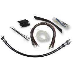 PartzBiz HD FBI-109716-B - FBI Fat Baggers Black 16 EZ Install Kit Hydraulic Lines Harley Batwing 08-13 PartzBiz HD FBI-109716-B - FBI Fat Baggers Black 16 EZ Install Kit Hydraulic Lines Harley Batwing 08-13