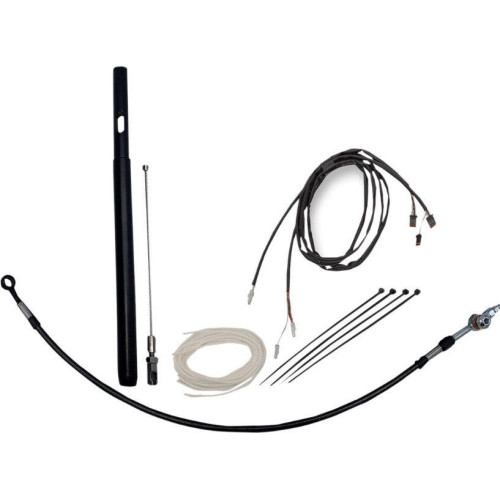 PartzBiz HD: 4416002-FBI Fat Baggers Black Braided +8 EZ Install Handlebar Kit Harley CVO 21-Up PartzBiz HD: 4416002-FBI Fat Baggers Black Braided +8 EZ Install Handlebar Kit Harley CVO 21-Up