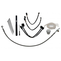 PartzBiz HD FBI-109514 - FBI Fat Baggers Chrome 14" EZ Install Bar Cable Wire Kit Harley Road King 21-Up PartzBiz HD FBI-109514 - FBI Fat Baggers Chrome 14" EZ Install Bar Cable Wire Kit Harley Road King 21-Up