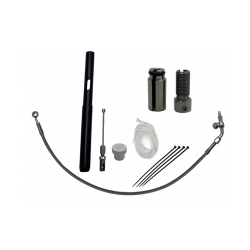 PartzBiz HD FBI-109914 & FBI-109811 - FBI Fat Baggers Chrome Braided +4" EZ Cable Extension + Adjustor Harley FLTR 21+ PartzBiz HD FBI-109914 & FBI-109811 - FBI Fat Baggers Chrome Braided +4" EZ Cable Extension + Adjustor Harley FLTR 21+