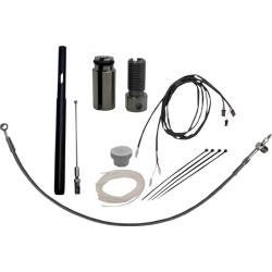 PartzBiz HD FBI-109014 & FBI-109811 - FBI Fat Baggers Chrome Braided +6 EZ Install Kit + Adjustor Harley CVO 21+ PartzBiz HD FBI-109014 & FBI-109811 - FBI Fat Baggers Chrome Braided +6 EZ Install Kit + Adjustor Harley CVO 21+