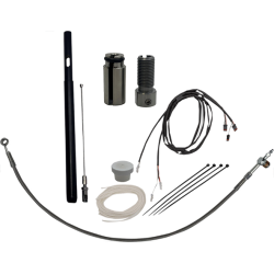 PartzBiz HD FBI-109016 & FBI-109811 - FBI Fat Baggers Chrome Braided +8 EZ Install Kit + Adjustor Harley CVO 21+ PartzBiz HD FBI-109016 & FBI-109811 - FBI Fat Baggers Chrome Braided +8 EZ Install Kit + Adjustor Harley CVO 21+