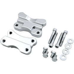 PartzBiz HD DS14100066 - Drag Specialties Hotop Designs Chrome Fender to Fork Adapter 4 Harley FL Softail PartzBiz HD DS14100066 - Drag Specialties Hotop Designs Chrome Fender to Fork Adapter 4 Harley FL Softail