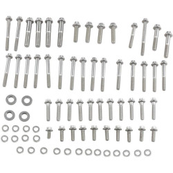 PartzBiz HD FMC-3054 - Feuling 3054 Stainless Steel Primary Transmission Fastener Kit 99-05 Harley Dyna Bolts Nuts Washers Studs Upgrade Replacement 2401-1092 24011092 PartzBiz HD FMC-3054 - Feuling 3054 Stainless Steel Primary Transmission Fastener Kit 99-05 Harley Dyna Bolts Nuts Washers Studs Upgrade Replacement 2401-1092 24011092