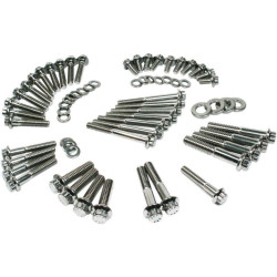 PartzBiz HD FMC-3056 - Feuling 3056 Stainless Primary Transmission Fastener Kit 00-06 Harley Davidson Touring Bolts Nuts Washers Studs Upgrade Replacement 2401-1094 24011094 PartzBiz HD FMC-3056 - Feuling 3056 Stainless Primary Transmission Fastener Kit 00-06 Harley Davidson Touring Bolts Nuts Washers Studs Upgrade Replacement 2401-1094 24011094