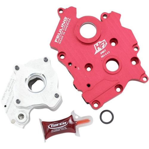 PartzBiz HD: 4415778-Feuling 7198 Red & Chrome Race Series ปั๊มน้ำมันและชุด Camplate 17-19 Harley Davidson M-Eight M8 Milwaukee-Eight 2017 2018 2019 Touring Softail Electra Glide Road King Fat Boy Bob Slim Breakout Performance HP การอัพเกรดพลังม้า 0932-0230 093202 PartzBiz HD: 4415778-Feuling 7198 Red & Chrome Race Series ปั๊มน้ำมันและชุด Camplate 17-19 Harley Davidson M-Eight M8 Milwaukee-Eight 2017 2018 2019 Touring Softail Electra Glide Road King Fat Boy Bob Slim Breakout Performance HP การอัพเกรดพลังม้า 0932-0230 093202