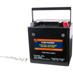 PartzBiz HD WP49-2275 - Fire Power Battery Ctx30L Sealed Factory Activated 450cca 30aH 12V PartzBiz HD WP49-2275 - Fire Power Battery Ctx30L Sealed Factory Activated 450cca 30aH 12V
