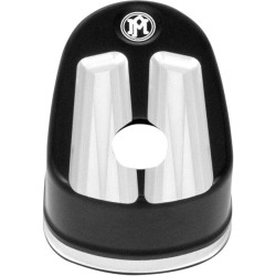 PartzBiz HD PM0177-2039SCA-BM - PM Black Contrast Cut Scallop Ignition Switch Cover Harley FLH FLT 2007-2013 | 0177-2039SCA-BM PartzBiz HD PM0177-2039SCA-BM - PM Black Contrast Cut Scallop Ignition Switch Cover Harley FLH FLT 2007-2013 | 0177-2039SCA-BM
