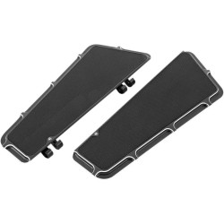 PartzBiz HD AN15-410 - Arlen Ness Black Beveled Fusion Driver Floorboards For Harley Flh/Flt 84-13 & Flst 86-13 | 15-410 PartzBiz HD AN15-410 - Arlen Ness Black Beveled Fusion Driver Floorboards For Harley Flh/Flt 84-13 & Flst 86-13 | 15-410